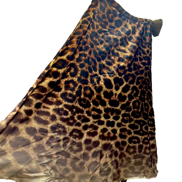 Blended pattern cheetah maxi skirt - Picture 1 of 2